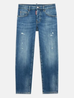 Jeansy Straight Leg Dsquared2 niebieski denim