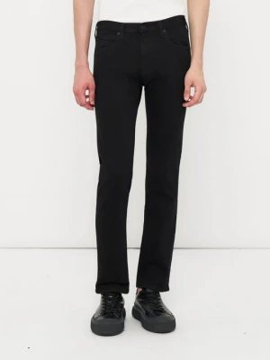 Jeansy Straight Leg Emporio Armani czarny