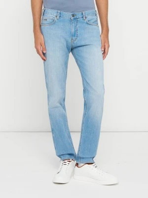 Jeansy Straight Leg Emporio Armani jasnoniebieski