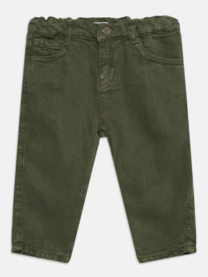 Jeansy Straight Leg Emporio Armani jasny brąz