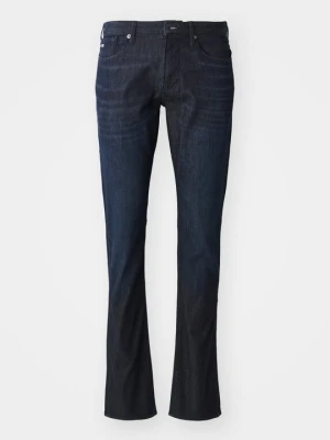 Jeansy Straight Leg Emporio Armani niebieski