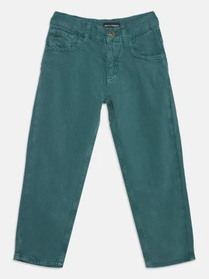 Jeansy Straight Leg Emporio Armani niebieski