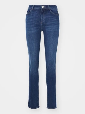 Jeansy Straight Leg Emporio Armani niebieski denim