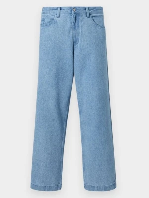 Jeansy Straight Leg Emporio Armani niebieski denim