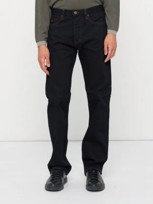 Jeansy Straight Leg Emporio Armani przecierany denim