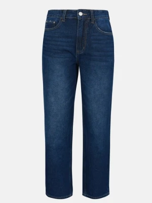 Jeansy Straight Leg Even&Odd By Zalando ciemnoniebieski