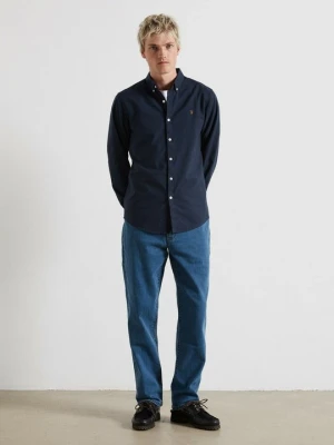 Jeansy Straight Leg Farah niebieski denim