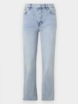 Jeansy Straight Leg Frame jasnoniebieski