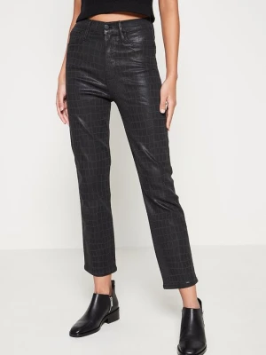 Jeansy Straight Leg Frame czarny