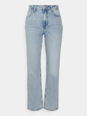 Jeansy Straight Leg Free People niebieski