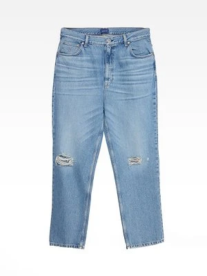 Jeansy Straight Leg Gant