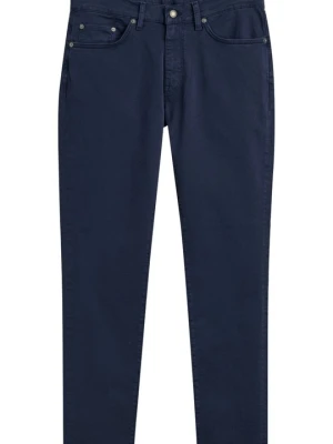 Jeansy Straight Leg Gant antracytowy