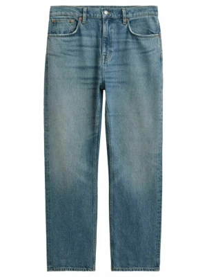 Jeansy Straight Leg Gant jasnoniebieski