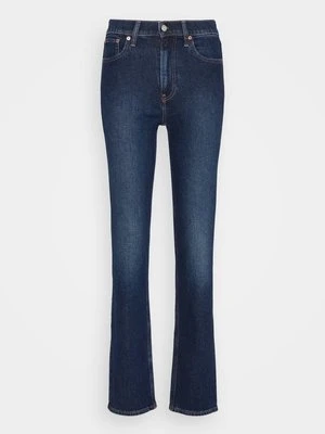 Jeansy Straight Leg GAP ciemnoniebieski