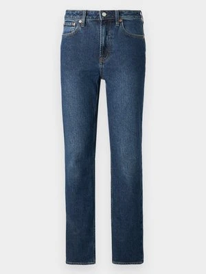 Jeansy Straight Leg GAP granatowy