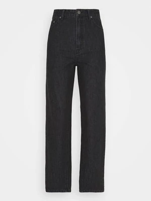 Jeansy Straight Leg Gestuz czarny