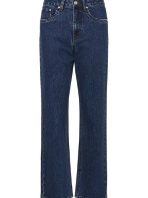 Jeansy Straight Leg Gestuz niebieski denim