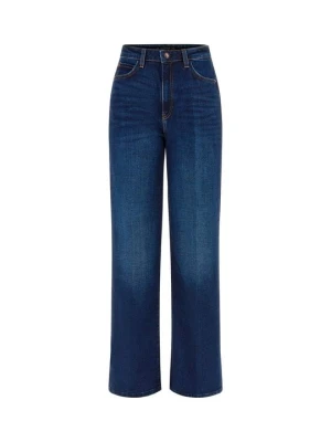 Jeansy Straight Leg Guess niebieski