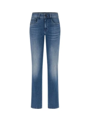 Jeansy Straight Leg Guess niebieski denim