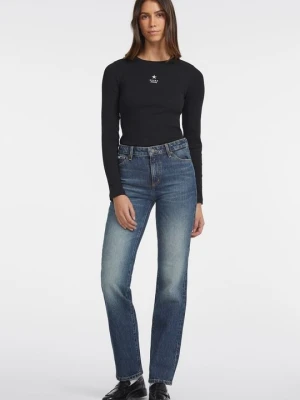 Jeansy Straight Leg Guess szary