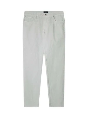Jeansy Straight Leg Hackett London jasnoszary