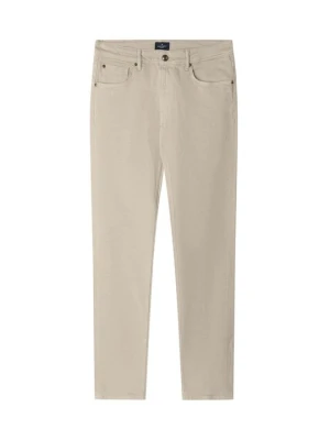 Jeansy Straight Leg Hackett London beżowy