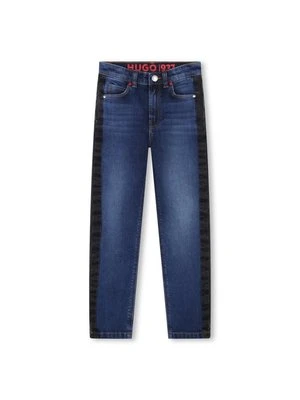 Jeansy Straight Leg HUGO Kids