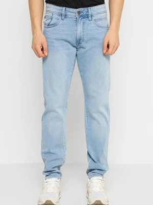 Jeansy Straight Leg INDICODE niebieski