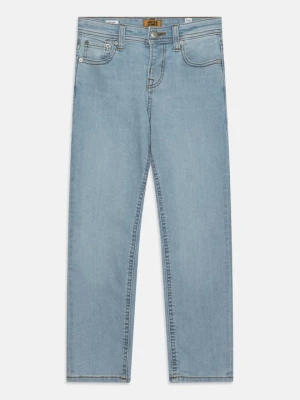 Jeansy Straight Leg Jack & Jones Kids niebieski denim