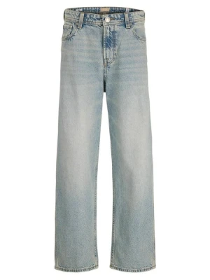 Jeansy Straight Leg Jack & Jones Kids niebieski denim