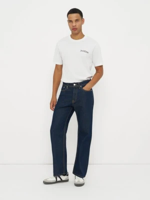 Jeansy Straight Leg Jack&Jones niebieski denim