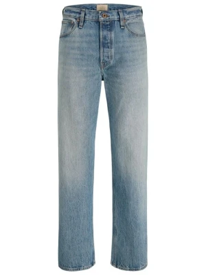 Jeansy Straight Leg Jack&Jones niebieski denim