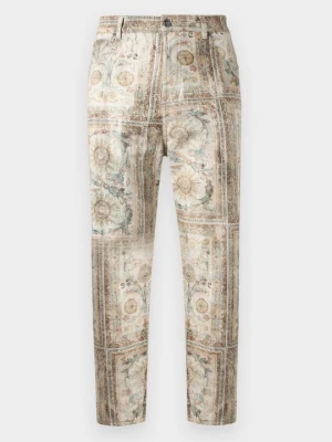 Jeansy Straight Leg Just Cavalli beżowy