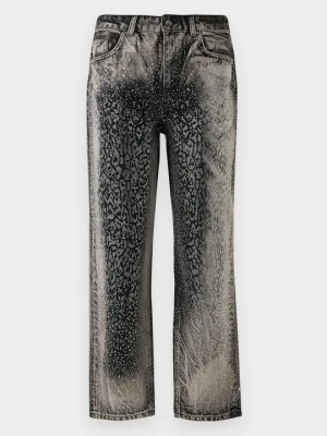 Jeansy Straight Leg Just Cavalli czarny