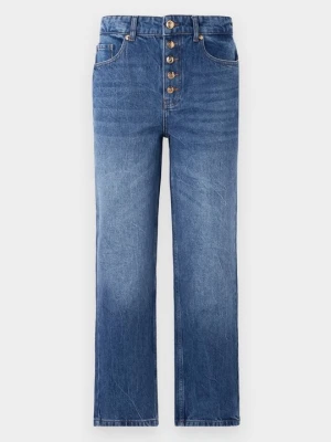 Jeansy Straight Leg Just Cavalli niebieski denim