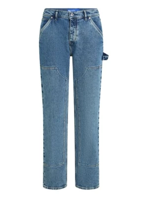 Jeansy Straight Leg KARL LAGERFELD niebieski denim