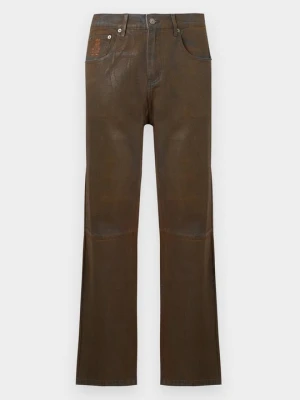 Jeansy Straight Leg Kidsuper brązowy