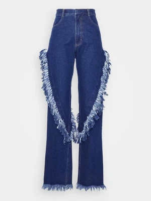 Jeansy Straight Leg Ksenia Schnaider niebieski denim