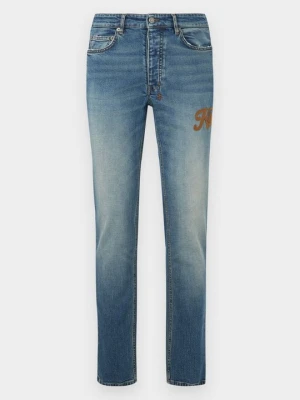 Jeansy Straight Leg KSUBI granatowy