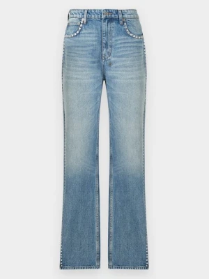 Jeansy Straight Leg KSUBI niebieski denim