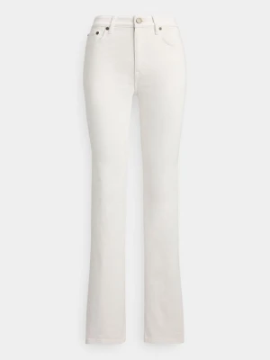 Jeansy Straight Leg Lauren Ralph Lauren biały