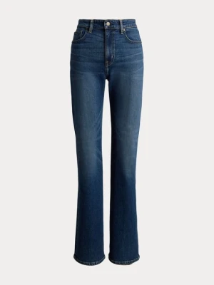 Jeansy Straight Leg Lauren Ralph Lauren ciemnoniebieski