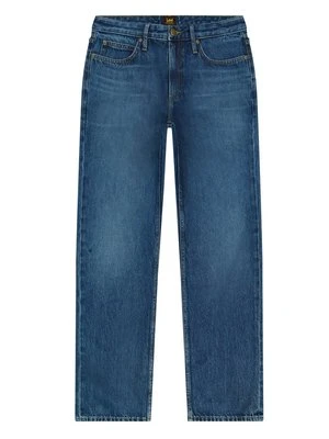 Jeansy Straight Leg Lee niebieski denim