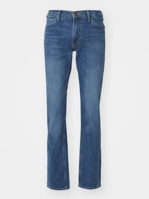 Jeansy Straight Leg Lee niebieski denim