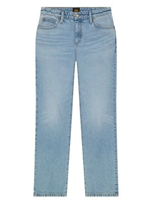 Jeansy Straight Leg Lee niebieski denim