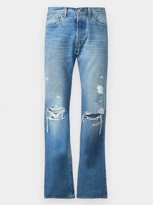Jeansy Straight Leg Levi's niebieski denim