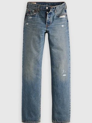 Jeansy Straight Leg Levi's niebieski denim