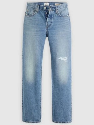 Jeansy Straight Leg Levi's niebieski denim