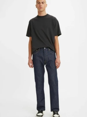 Jeansy Straight Leg Levi's metaliczny niebieski
