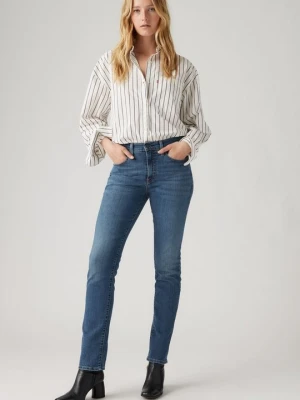 Jeansy Straight Leg Levi's niebieski denim
